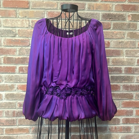 Leon Max Limited Edition 100% Silk, Long Sleeves, Size Large - Picture 1 of 10